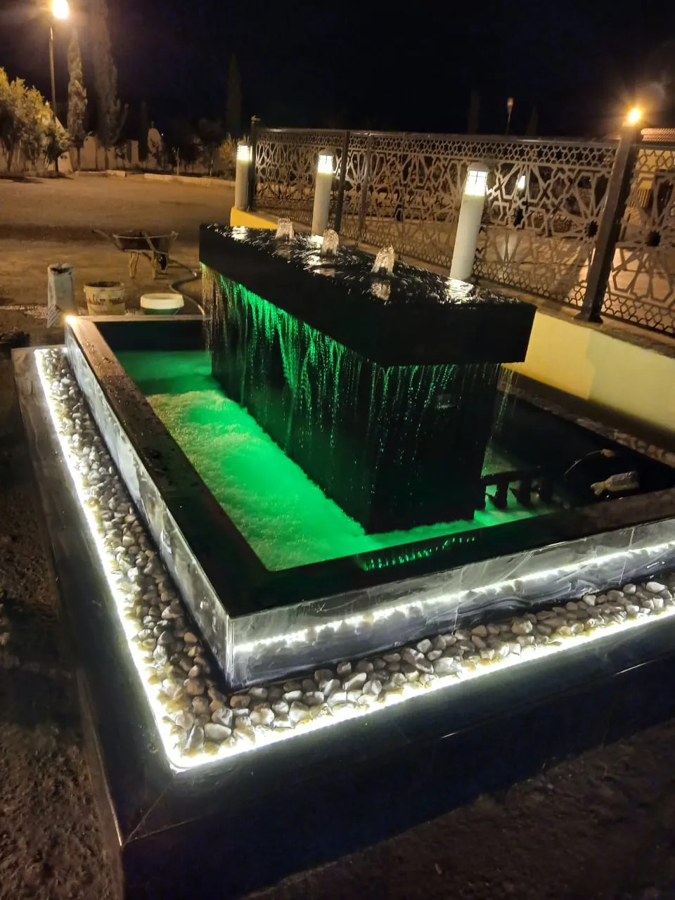 صورة رقم 3 – تنسيق حدائق المنسك أبها – تنسيق حدائق وشلالات وشبكات ري – أبها حي المنسك